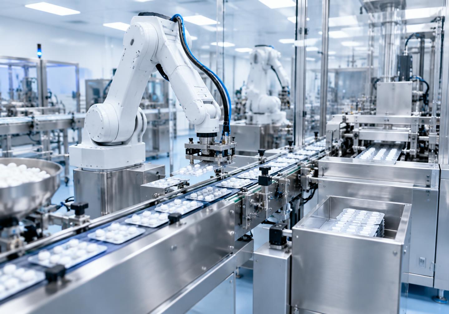 Aidarex automated unit-of-use repackaging facility in Corona, CA